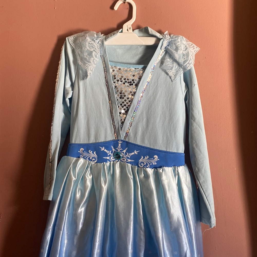 Frozen 2 princess dress size 10 like new